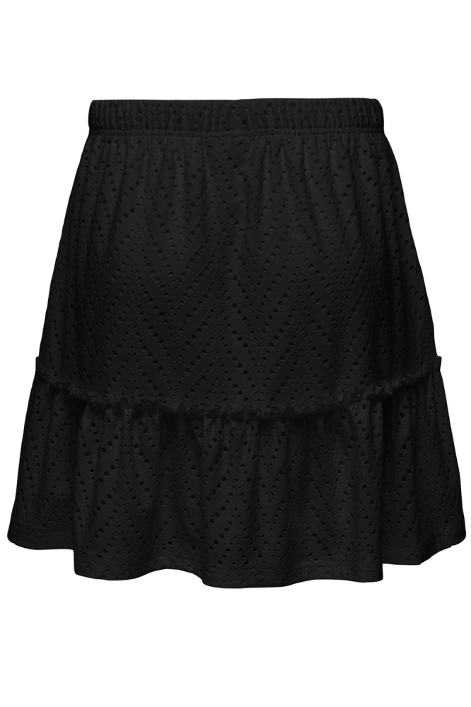 JDYCARLA CATHINKA FRILL SKIRT JRS 15254681 BLACK